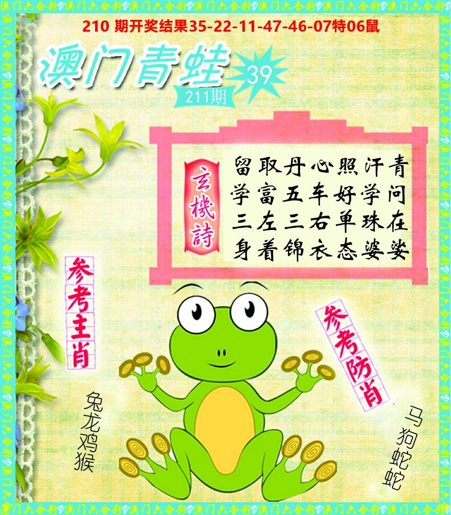 青蛙系列39 第211期