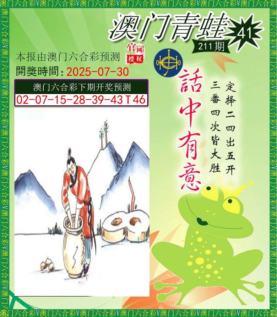 青蛙系列43 第211期