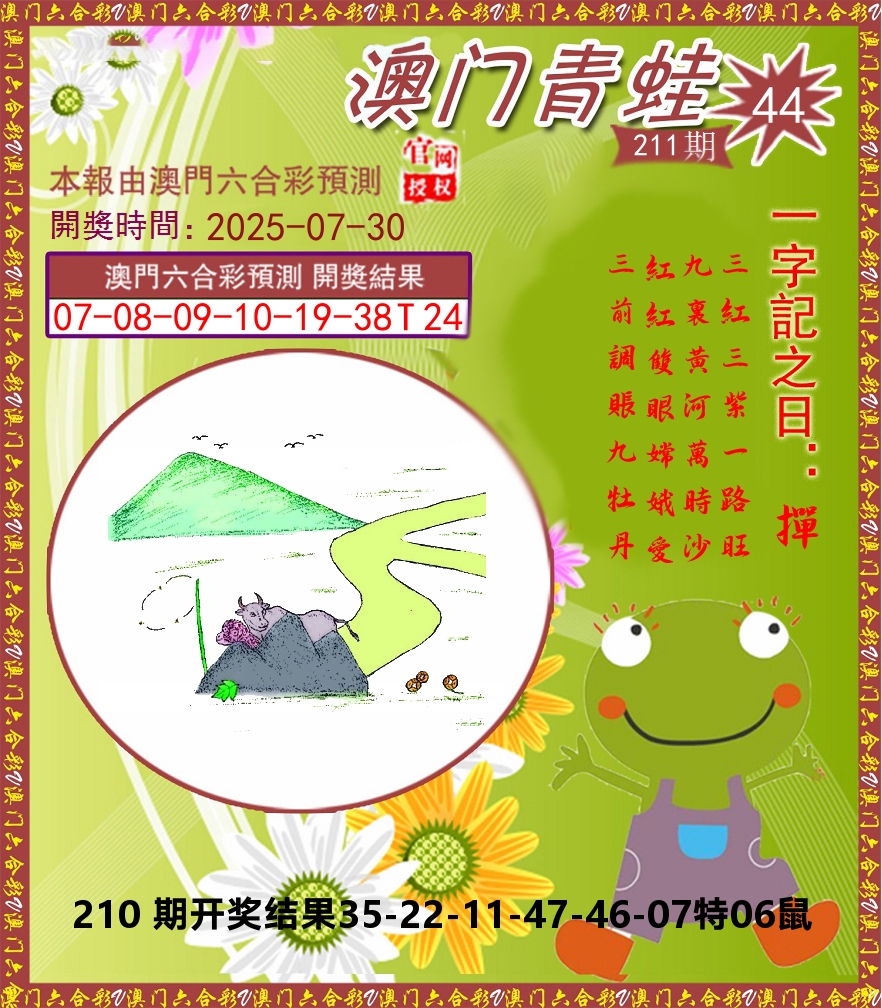 青蛙系列44 第211期