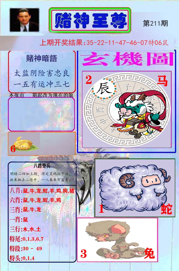 赌神至尊 第211期