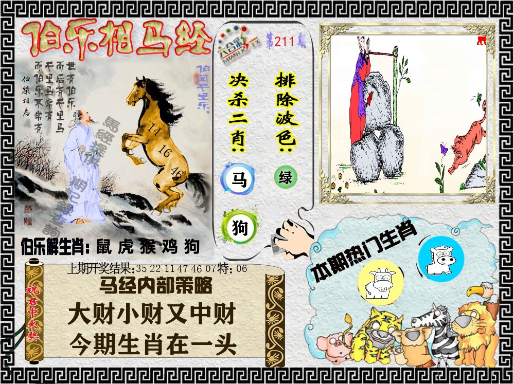 伯乐相马经 第211期