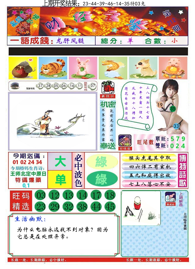 澳门财经宝鉴 第212期