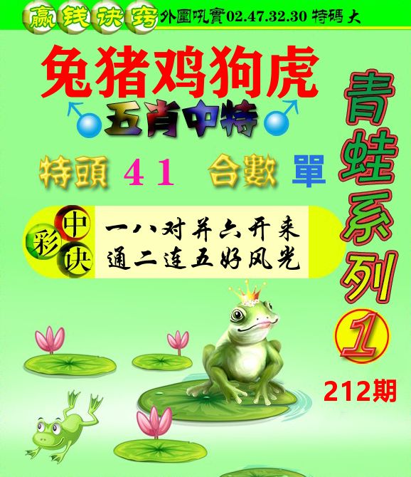青蛙彩图 第212期