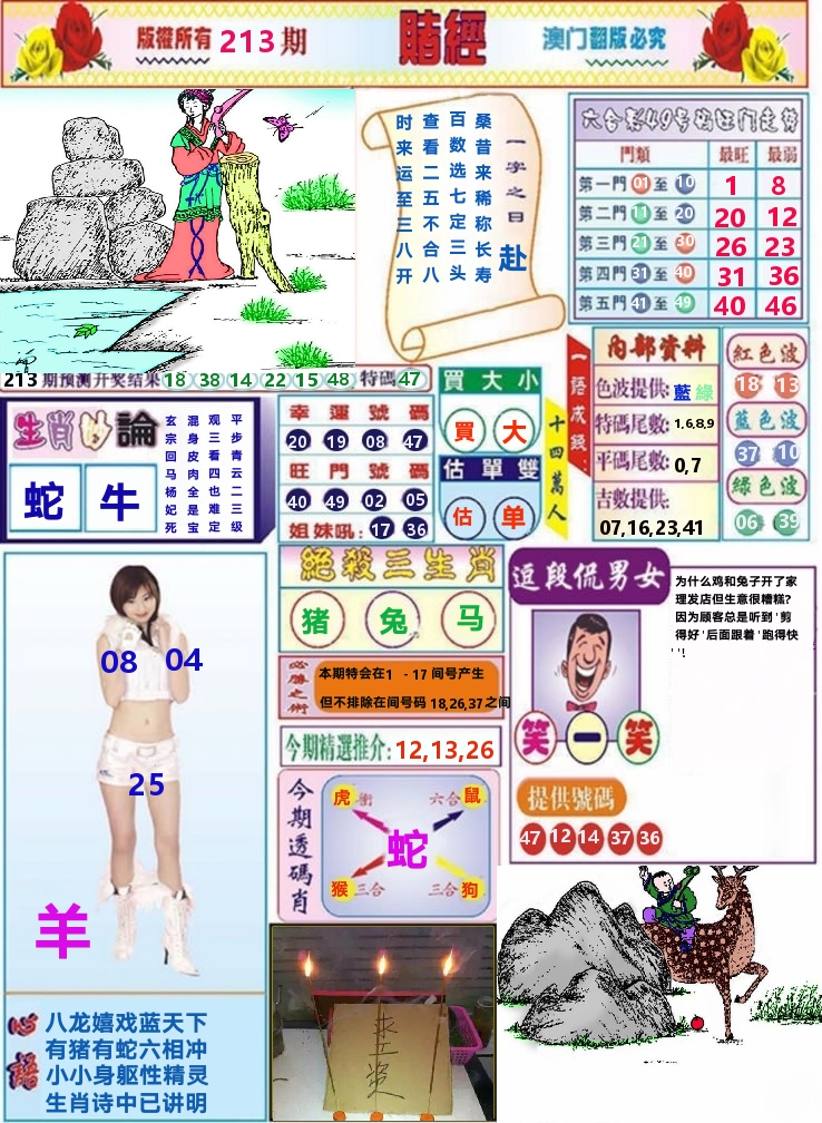 澳门赌经 第213期