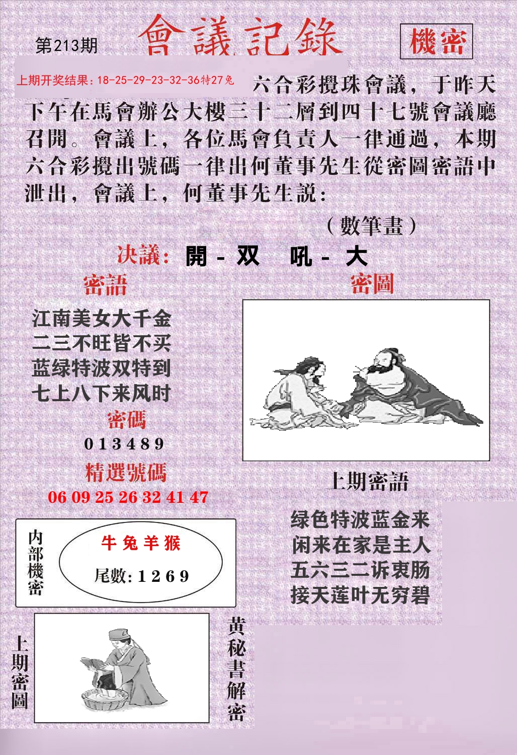 会议记录 第213期