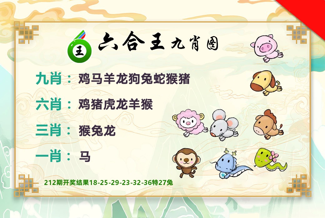 六合王九肖图 第213期