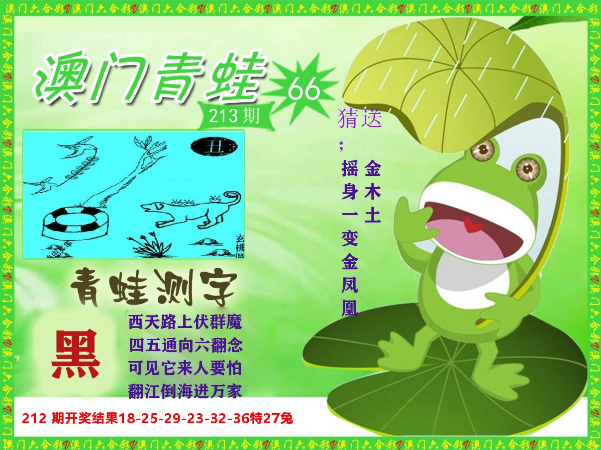 青蛙系列66 第213期