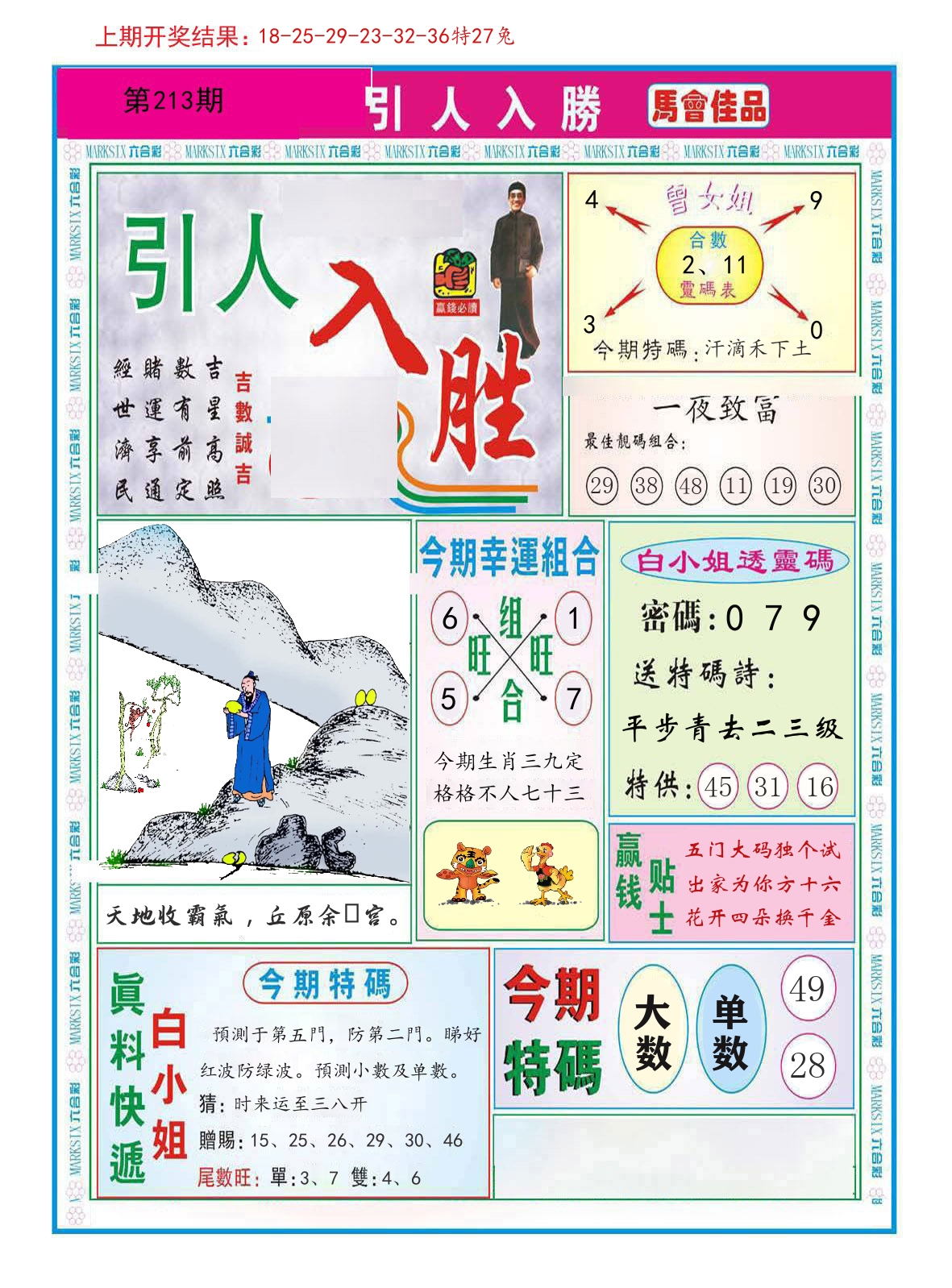引人入胜 第213期