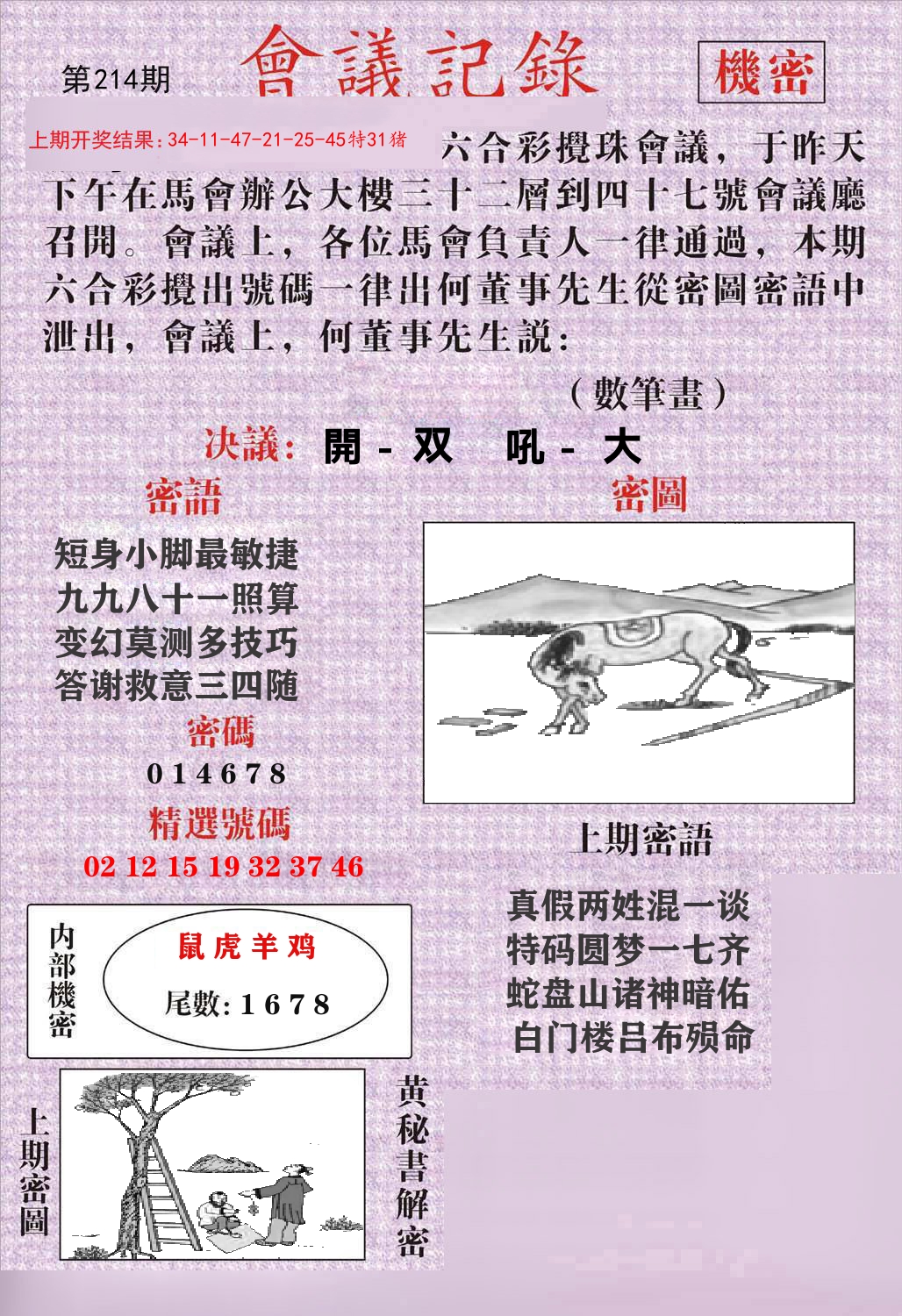 会议记录 第214期
