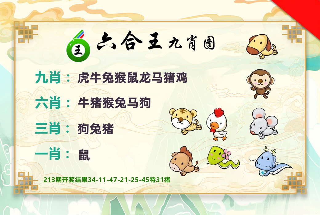 六合王九肖图 第214期