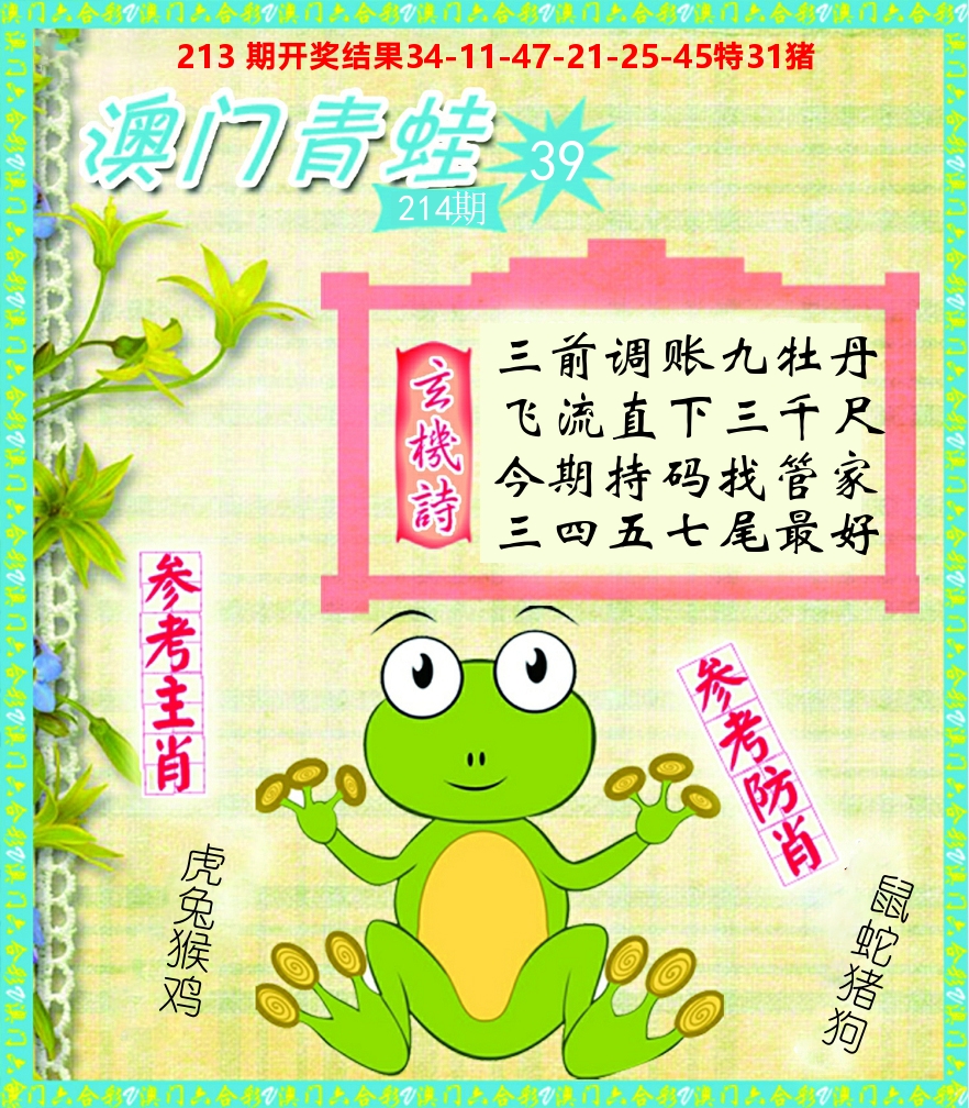 青蛙系列39 第214期