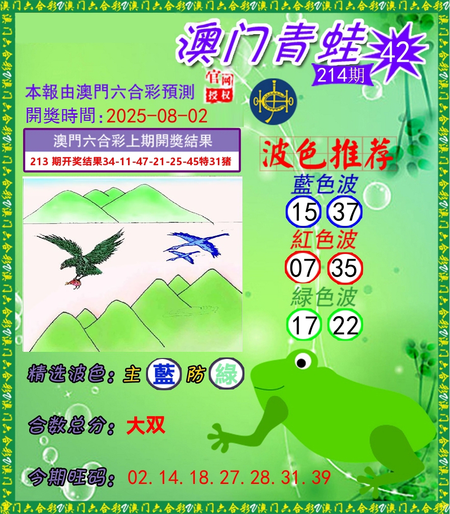 青蛙系列42 第214期