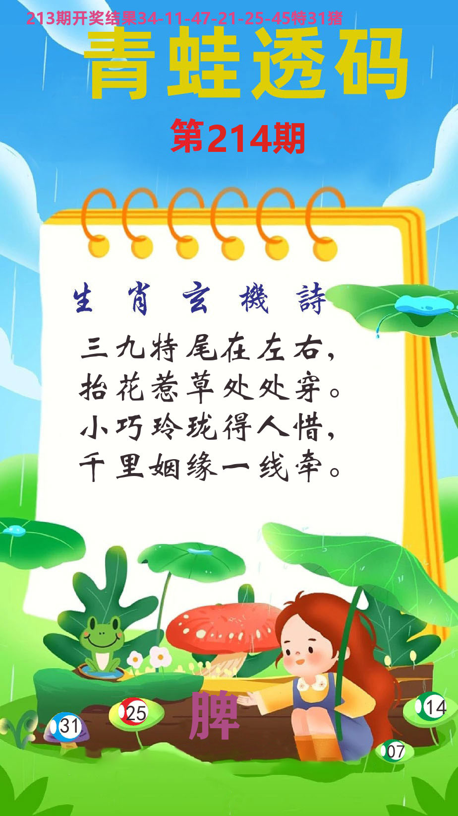 财富人家C 第214期