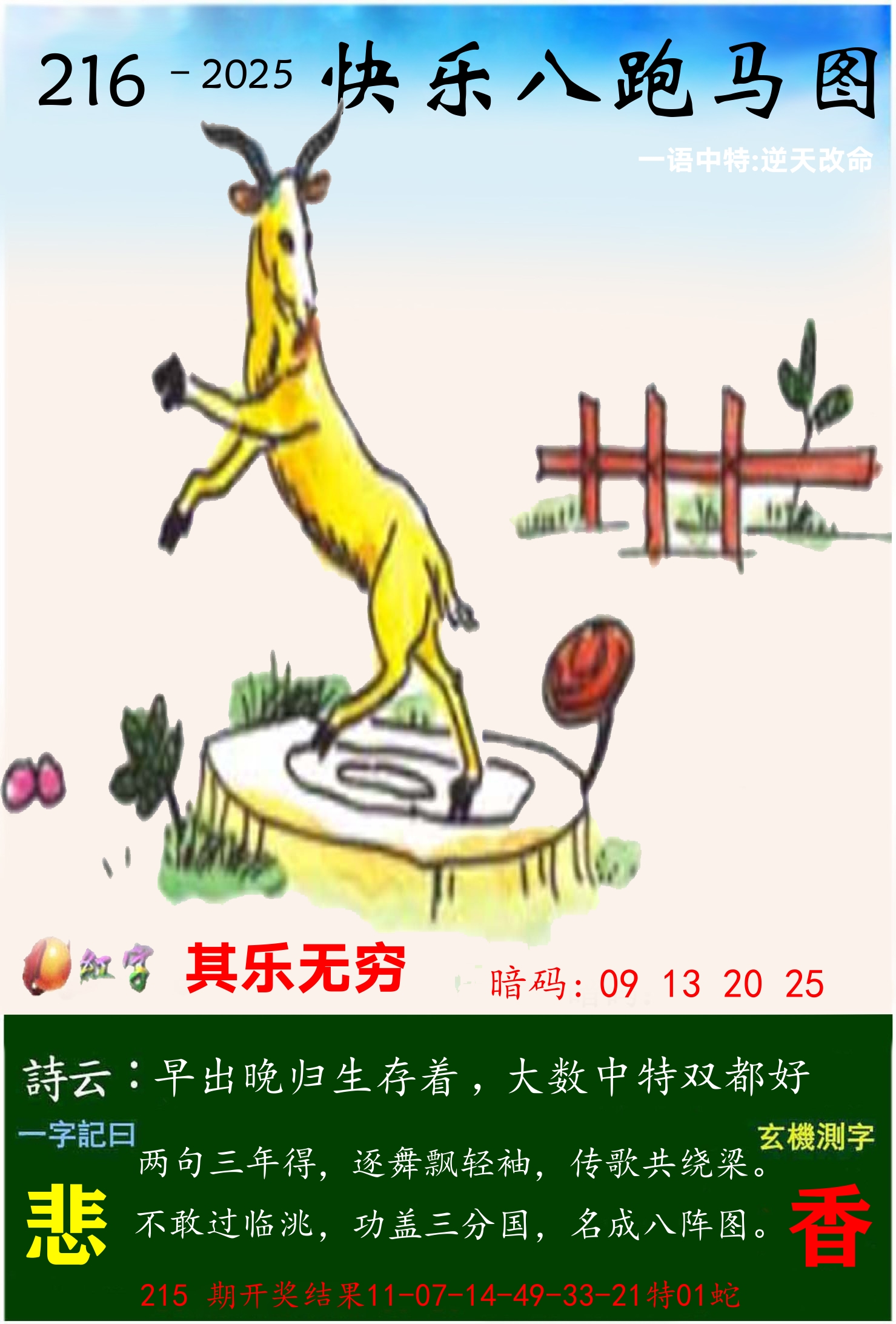澳门跑马 第216期