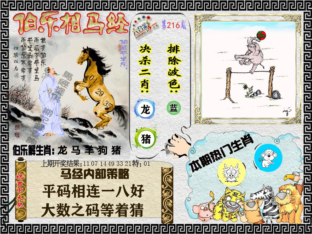 伯乐相马经 第216期