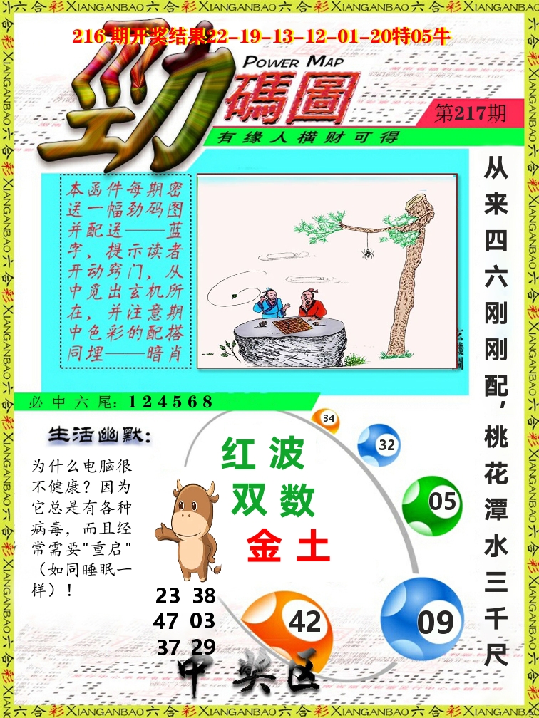 劲码图 第217期