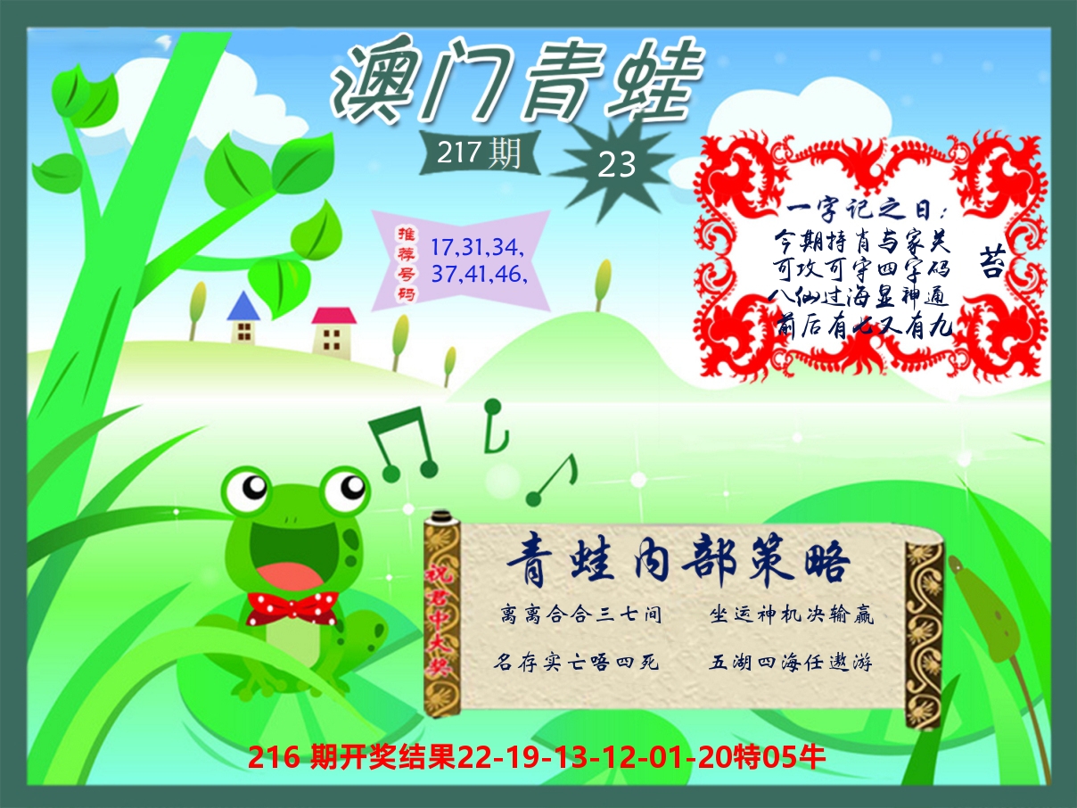 青蛙系列23 第217期