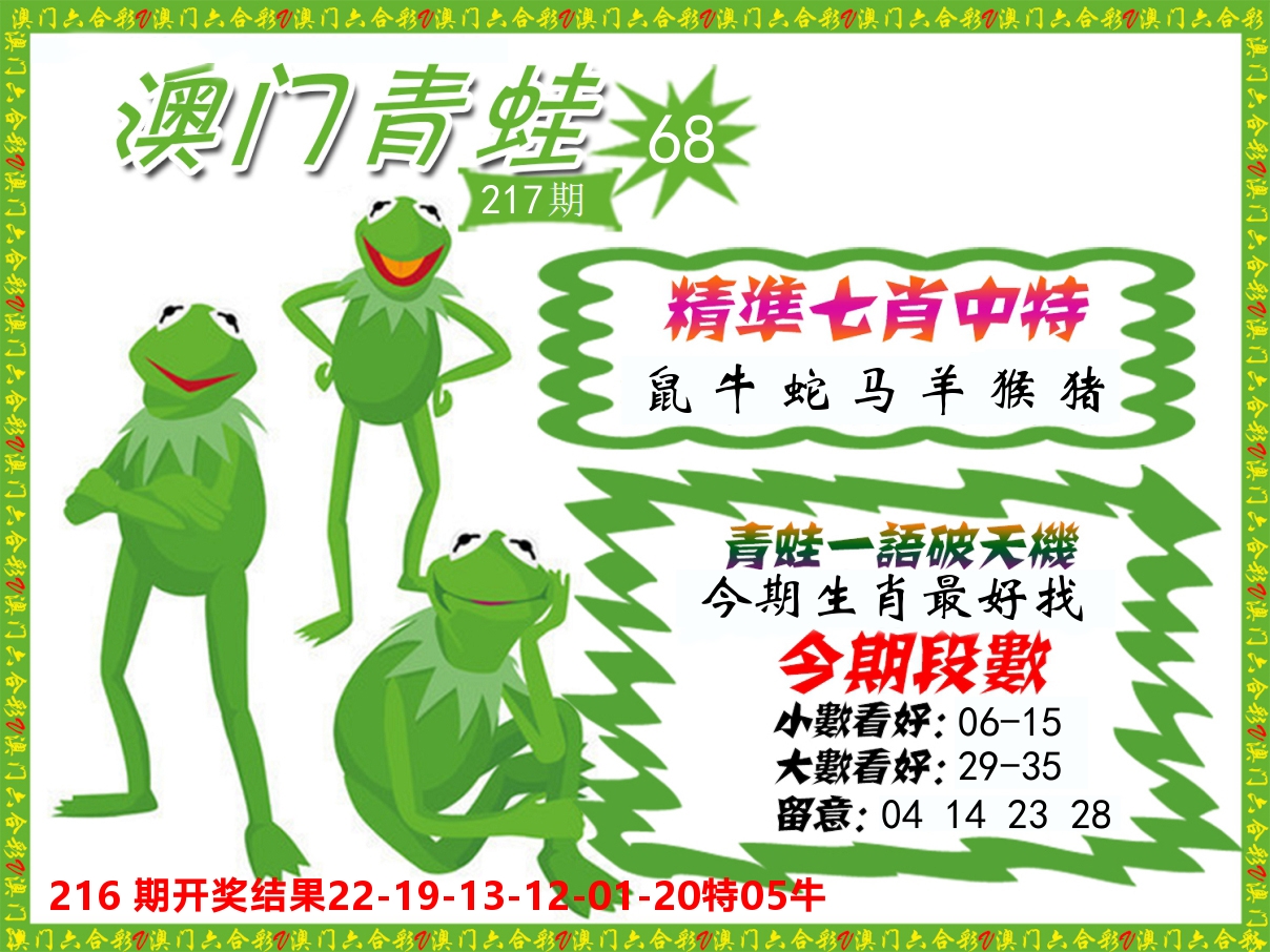 青蛙系列68 第217期