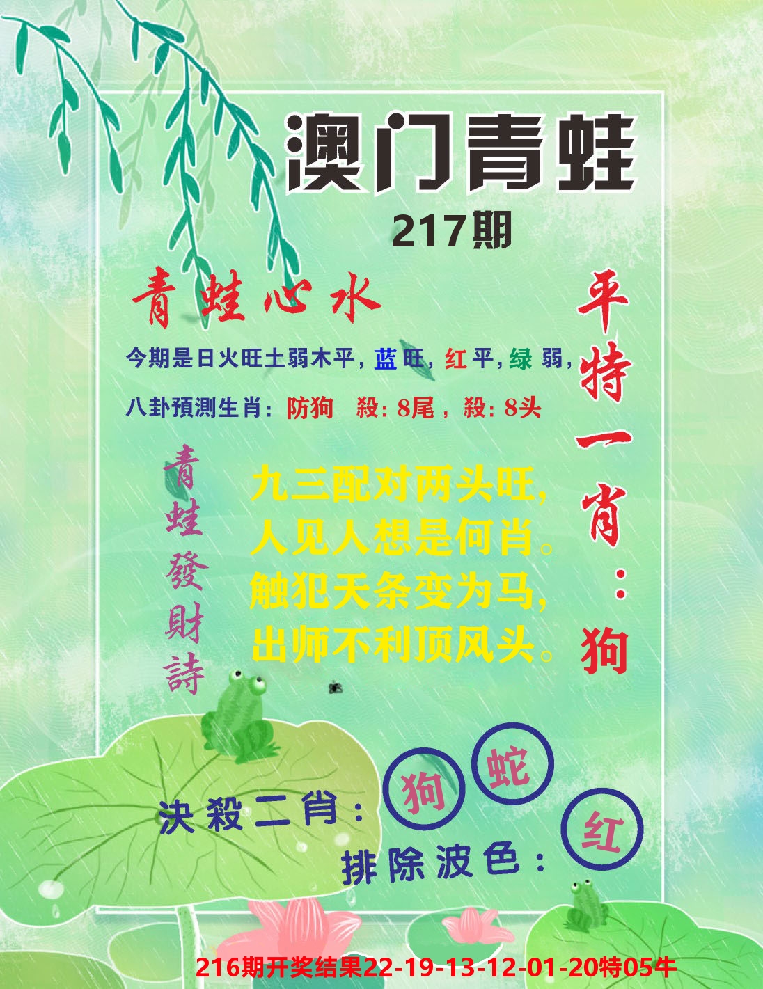 澳门致富经C 第217期