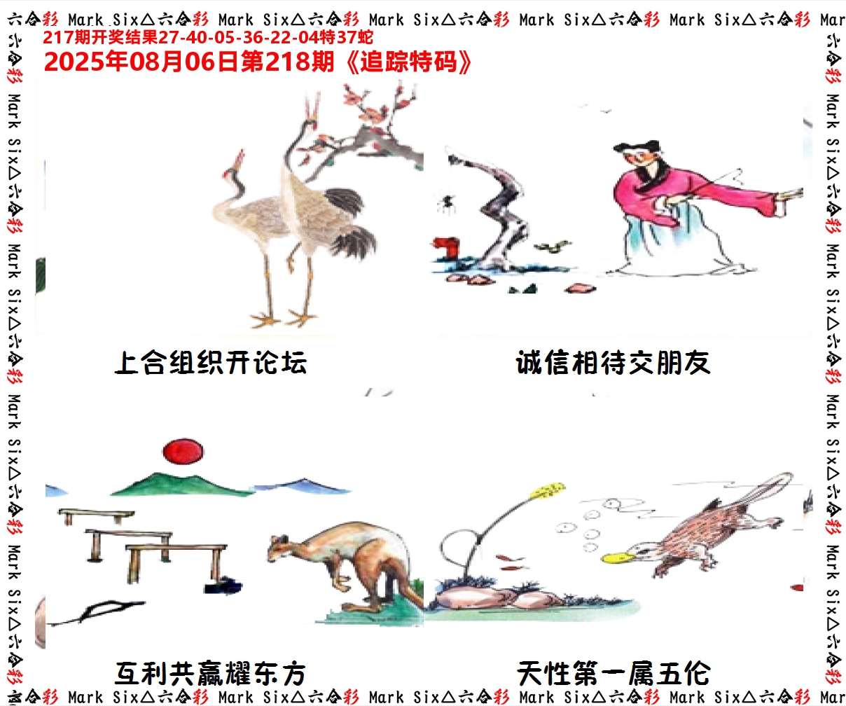 追踪特码 第218期