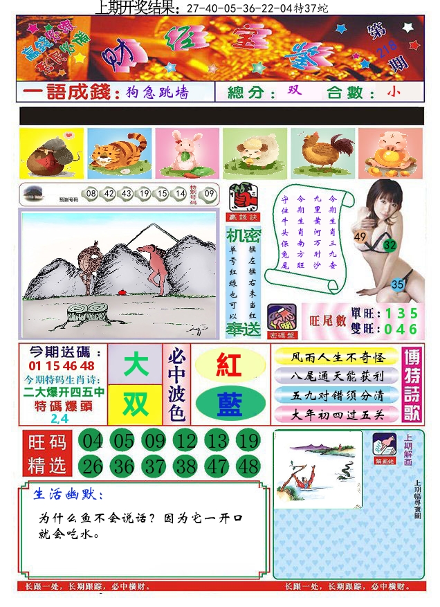 澳门财经宝鉴 第218期