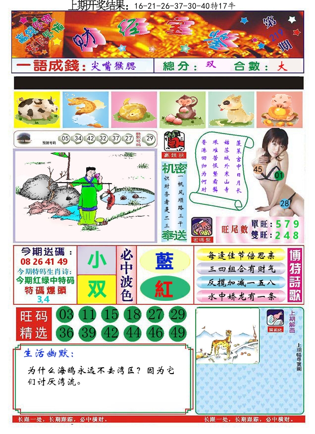 澳门财经宝鉴 第219期