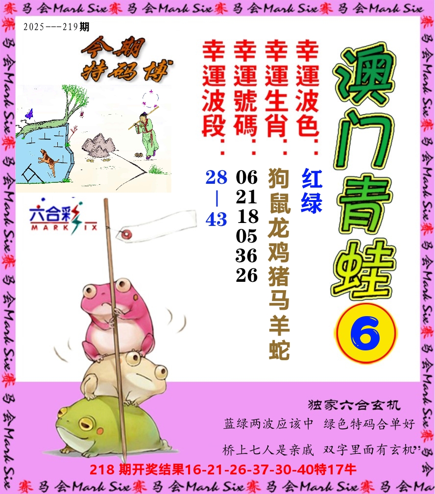 青蛙系列6 第219期