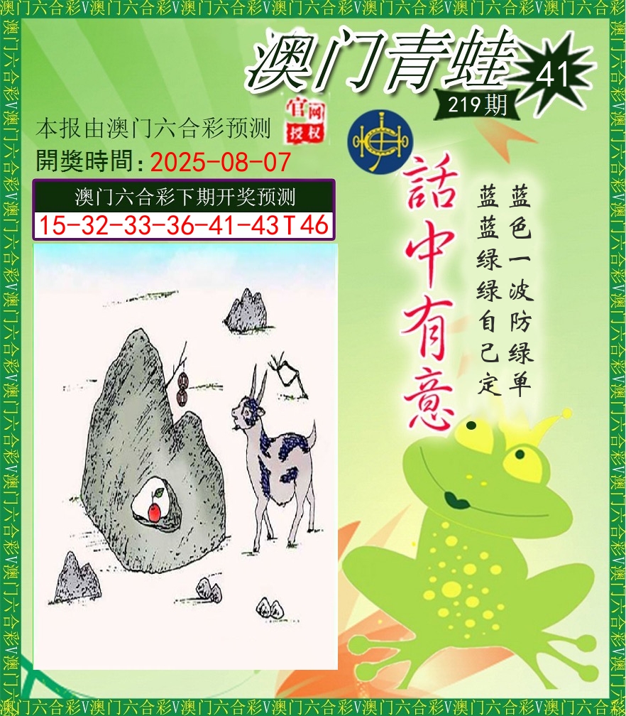 青蛙系列43 第219期
