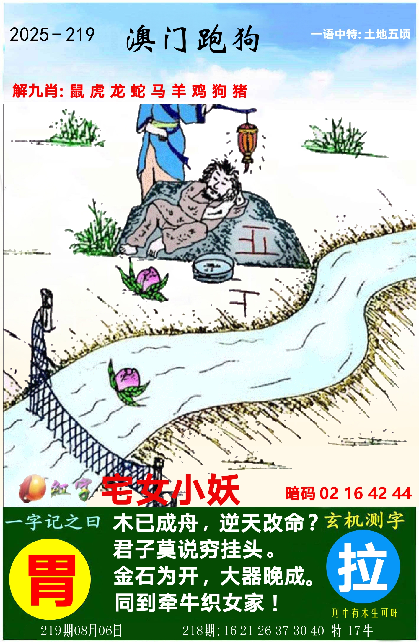 澳门跑狗图 第219期