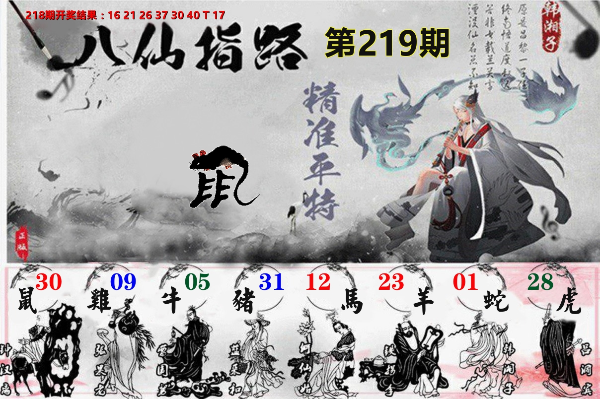 八仙指路 第219期