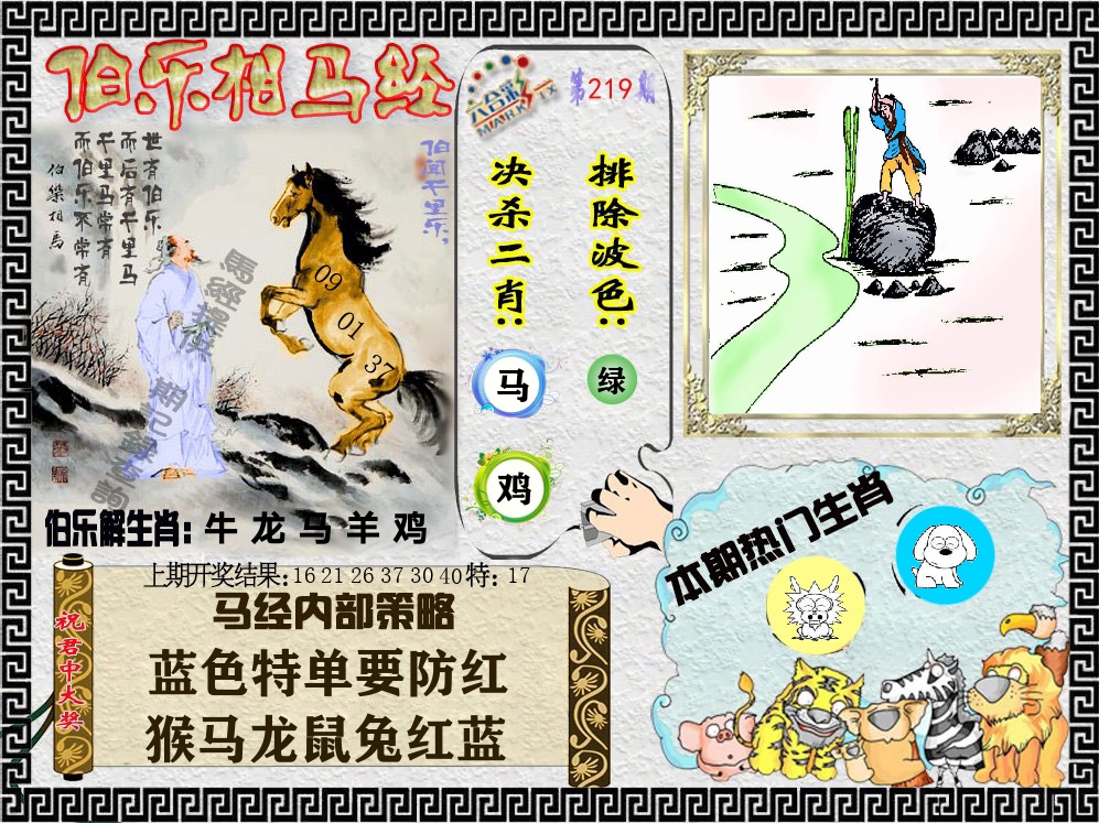 伯乐相马经 第219期