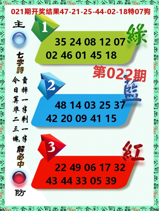 三波十码 第22期