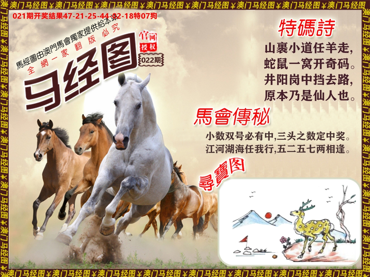 马经系列 第22期