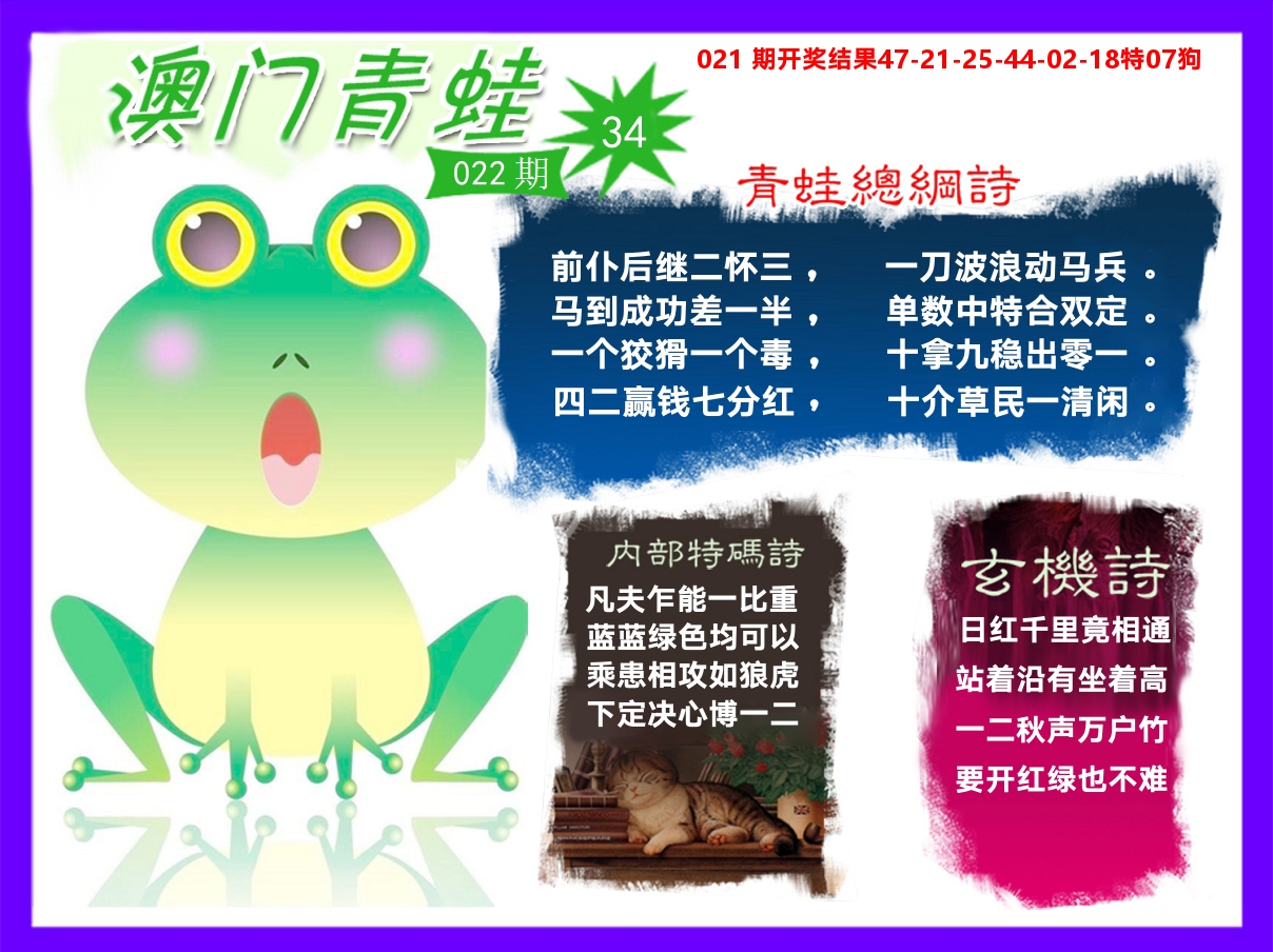 青蛙系列34 第22期