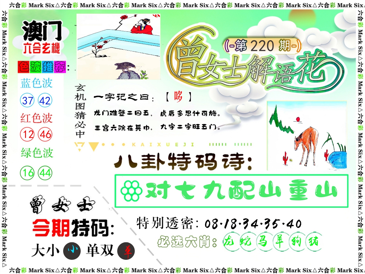 曾女士解语花 第220期