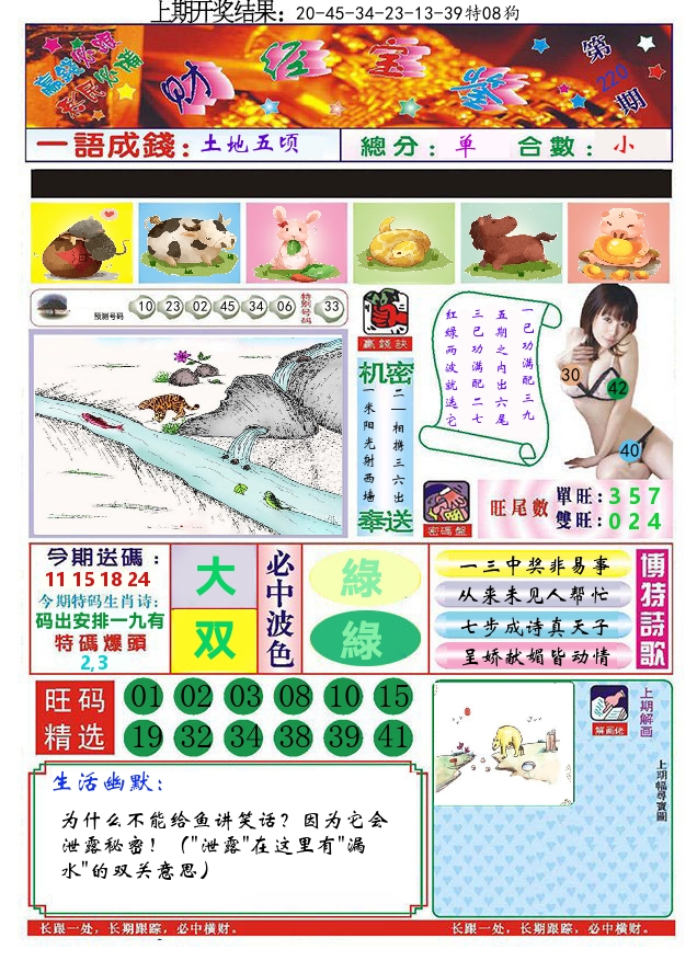澳门财经宝鉴 第220期