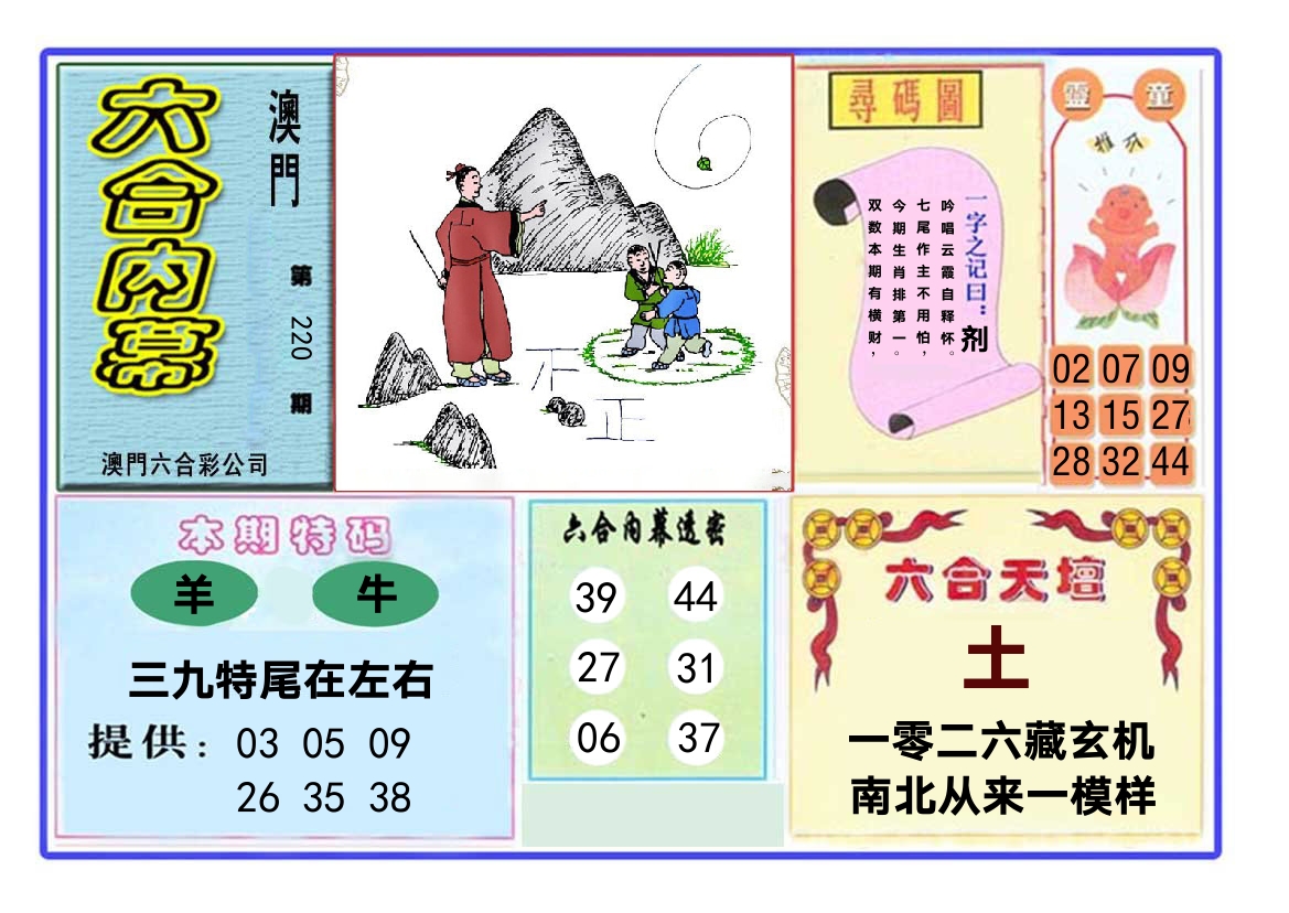 六合内幕 第220期