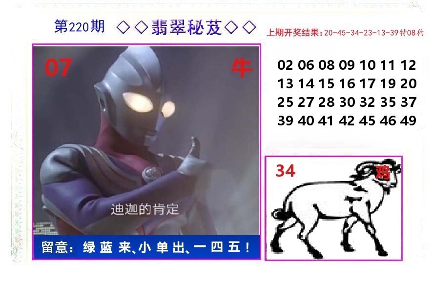 翡翠秘芨 第220期