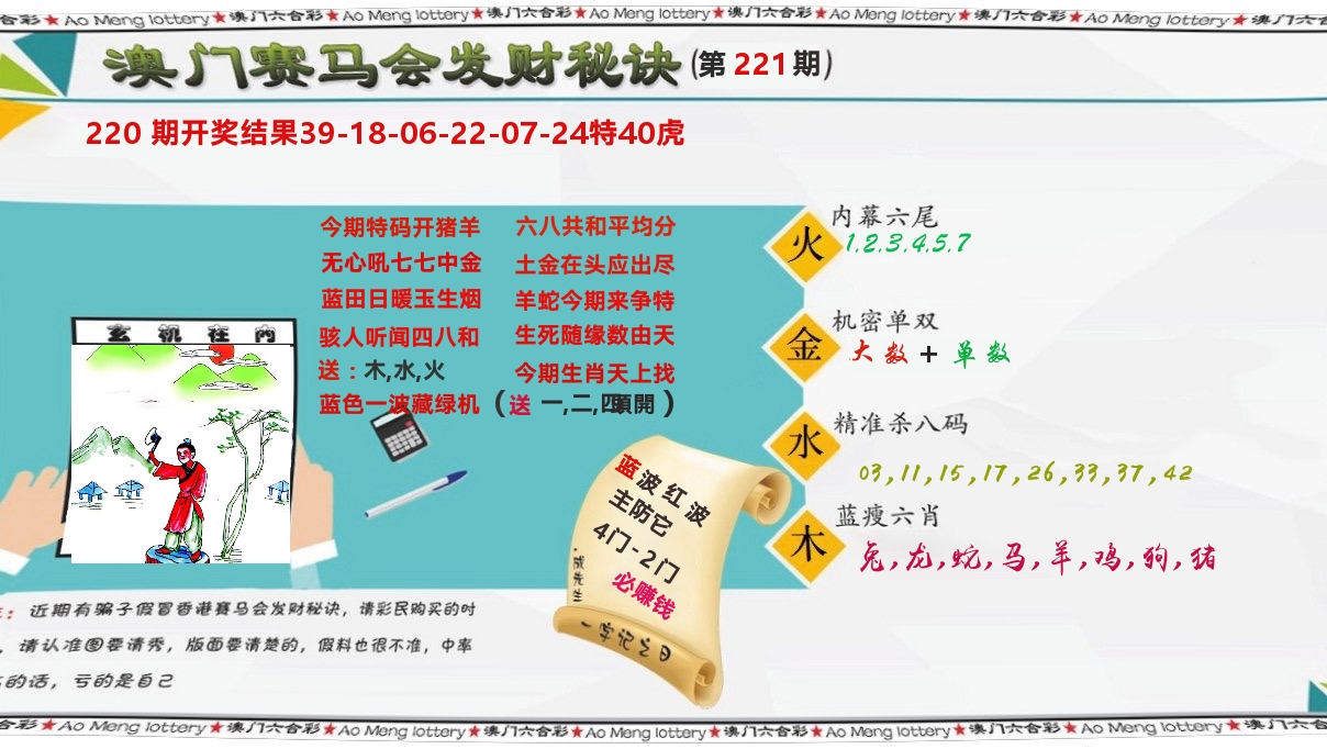 发财秘诀 第221期