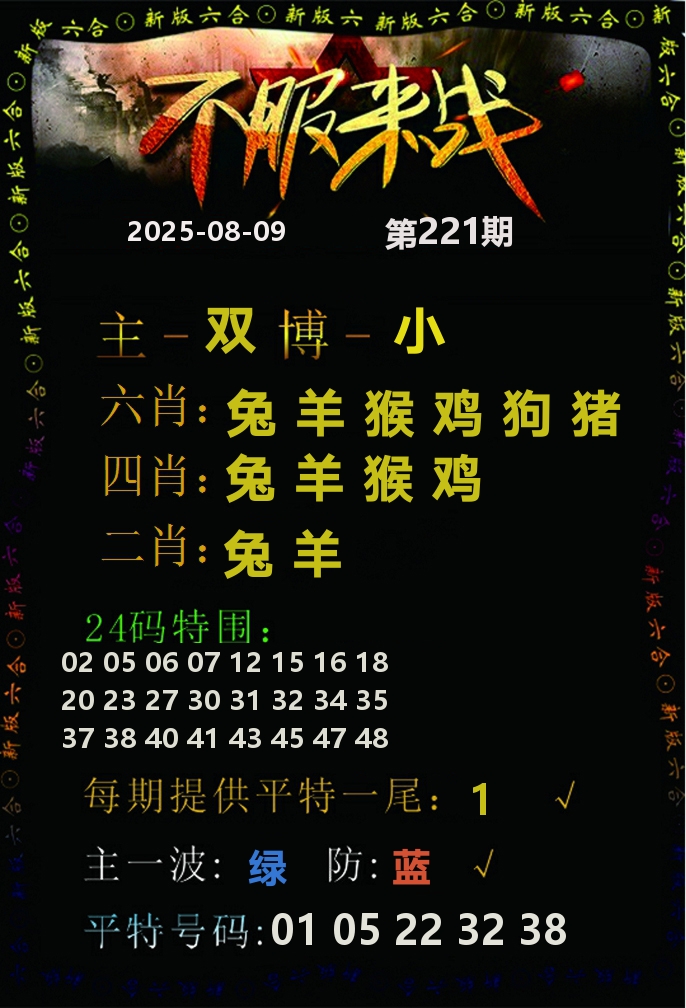不服来战 第221期