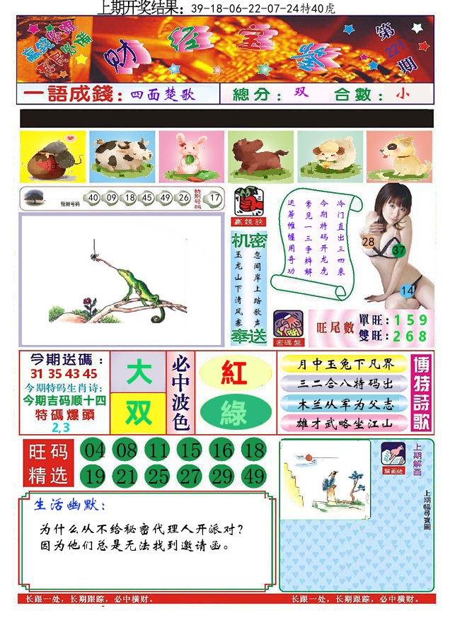 澳门财经宝鉴 第221期