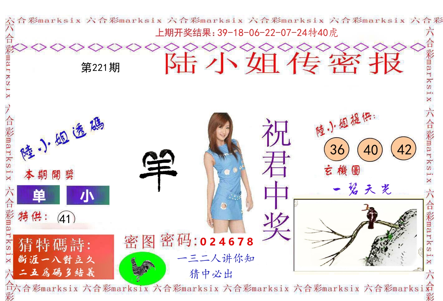 陆小姐密报 第221期