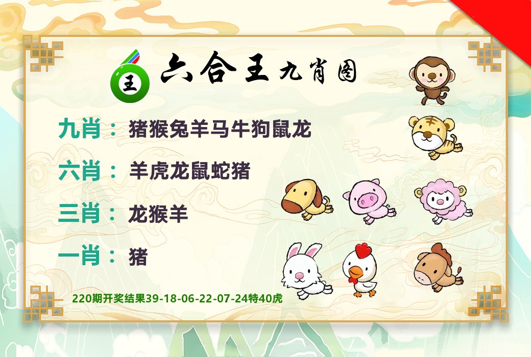 六合王九肖图 第221期