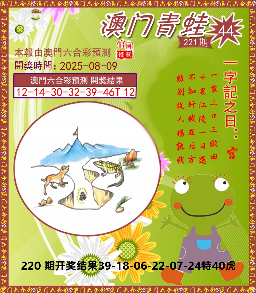 青蛙系列44 第221期