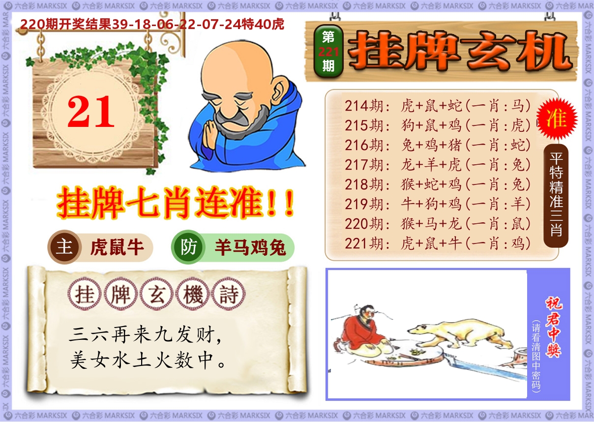 澳门挂牌玄机 第221期