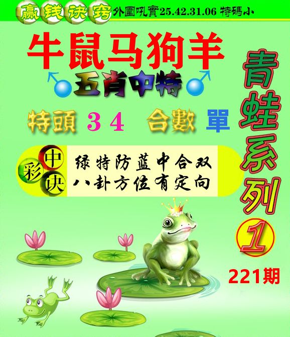 青蛙彩图 第221期