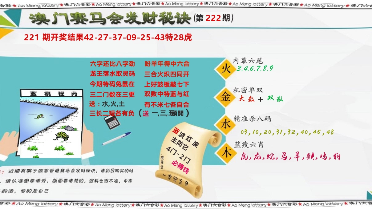发财秘诀 第222期