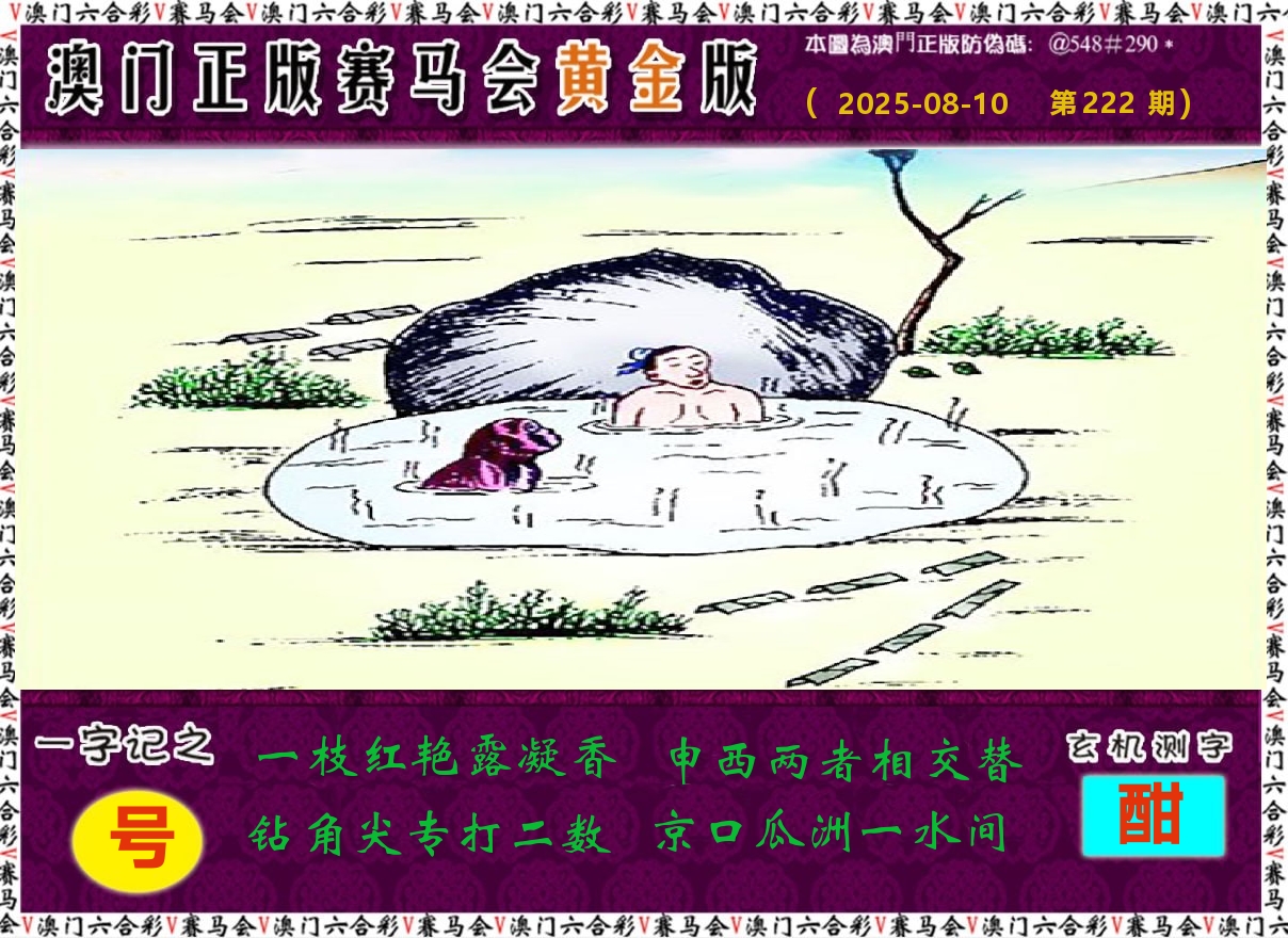 赛马会黄金版 第222期