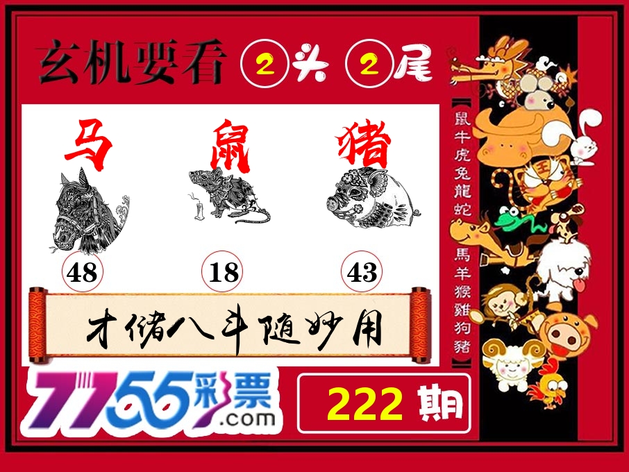 玄机要看 第222期