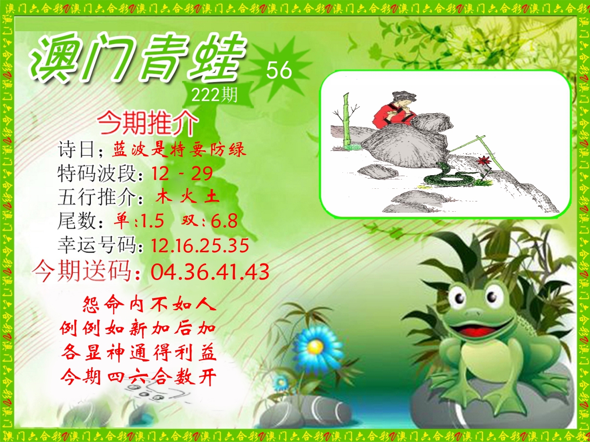 青蛙系列56 第222期